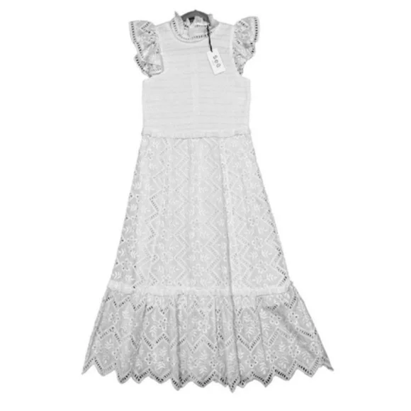 sea zippy smocked midi dress Sea NY Zippy Smocked Midi Dress